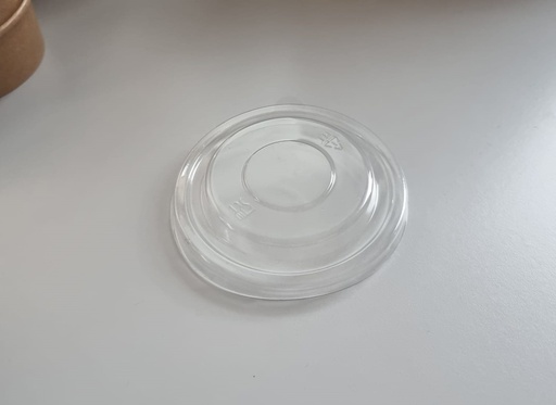 [20190439] BOWL-LID-Ø100mm-RPET - Couvercle pour pot salade 200-250ml - 500 pcs. (10x50pcs.)