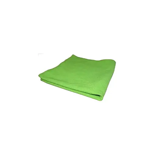 [DE615212] Lavette en microfibre 38x38 cm. VERT - 10 pcs.
