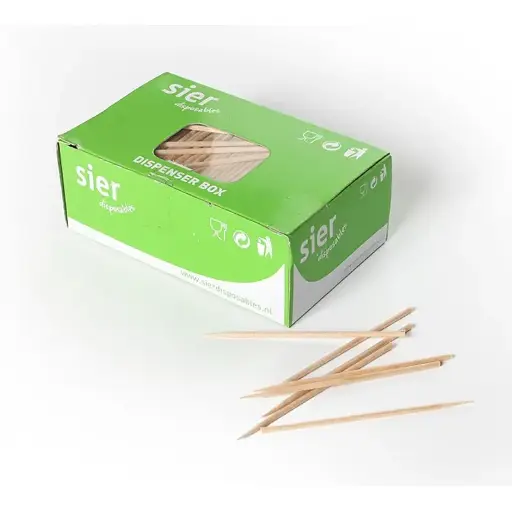 [DICD064] Cure dent bois 1 pointe 60 mm - 1000 pcs.