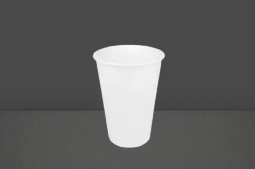 [7518070W] Gobelet en carton WHITE - 7,5oz/180ml/ Ø70mm - (25x100pcs)/2500pcs