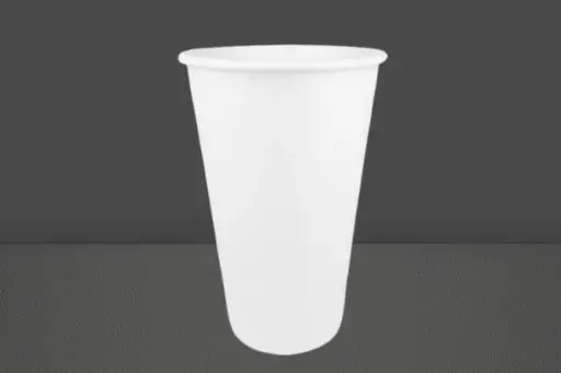 [1645090ZW] Gobelet en carton WHITE - 16oz/450ml/ Ø90mm - (20x50pcs)/1000pcs