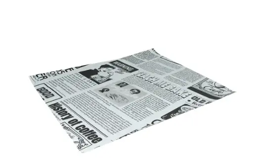Papier Ingraissables 33*38cm Newspaper White - 500 pcs