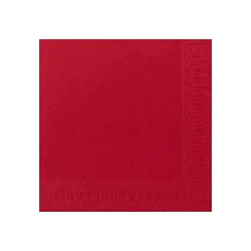 Serviette Rouge 2 ply - 33*33 - (20x100pcs)/2000 pcs.