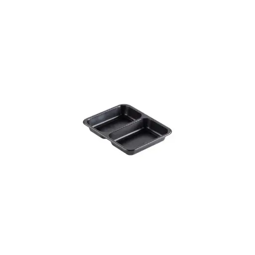 [DU6162147] Barquette PP PC2 noir 227 x 178 x 32 mm - 440/370 ml - 216 pcs.