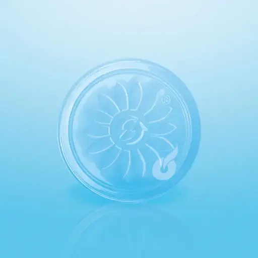 [PLGO02185] Couvercle rond PP ø115 mm Airpac (ProPacDE) Art.No.509 - (24x25pcs) / 600 pcs.