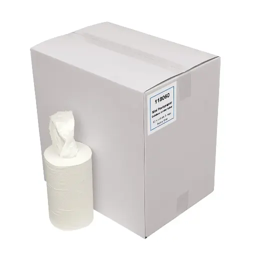 EU- Essuie Main dévidage central ''sans CORE'' MINI cellulose 2 ply - 12pcs.